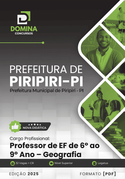 Apostila Professor de Geografia Piripiri PI 2025