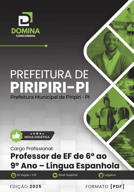 Apostila Professor de Língua Espanhola Piripiri PI 2025
