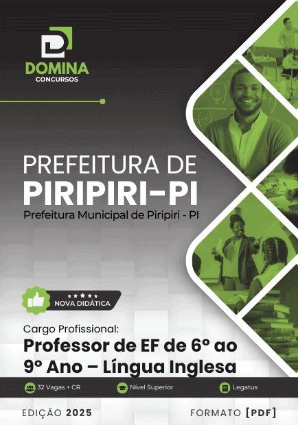 Apostila Professor de Língua Inglesa Piripiri PI 2025