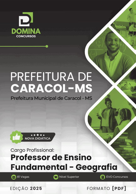 Apostila Professor de Geografia Caracol MS 2025