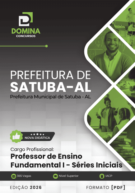 Apostila Professor de Séries Iniciais Satuba AL 2026