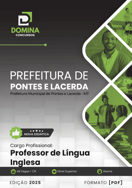 Apostila Professor de Língua Inglesa Pontes e Lacerda MT 2025