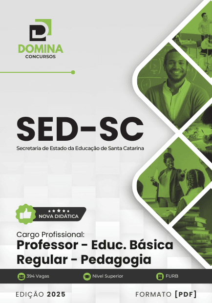 Apostila Professor de Pedagogia SED SC 2025