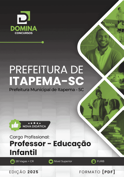 Apostila Professor Educação Infantil Itapema SC 2025