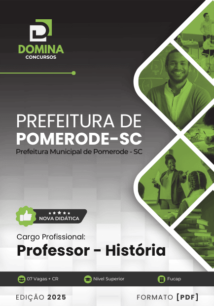 Apostila Professor de História Pomerode SC 2025