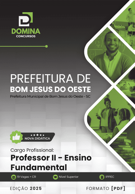 Apostila Professor II Ensino Fundamental Bom Jesus do Oeste SC 2025