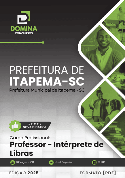 Apostila Professor Intérprete de Libras Itapema SC 2025