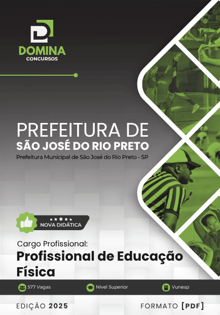 Apostila Profissional de Educação Física São José do Rio Preto SP 2025