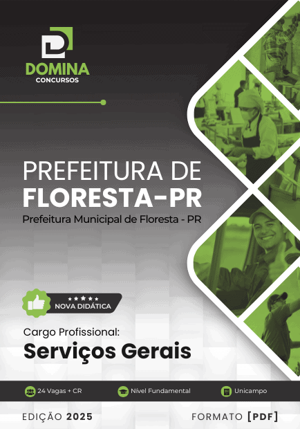 Apostila Merendeira Floresta PR 2025