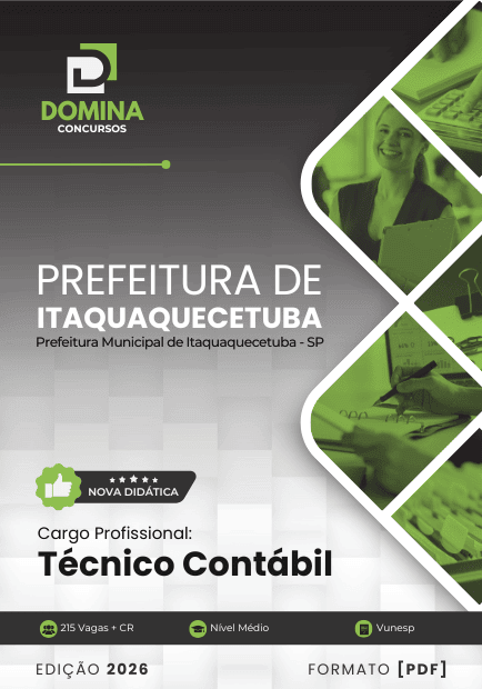 Apostila Técnico Contábil Itaquaquecetuba SP 2026