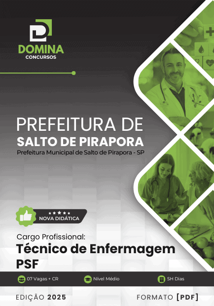Apostila Técnico de Enfermagem PSF Salto de Pirapora SP 2025