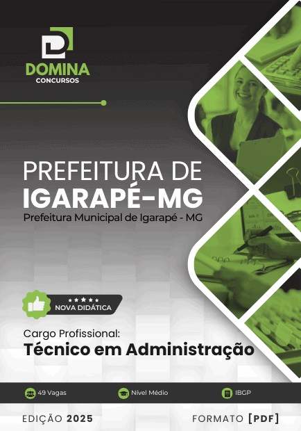 Apostila Técnico em Administração Igarapé MG 2025