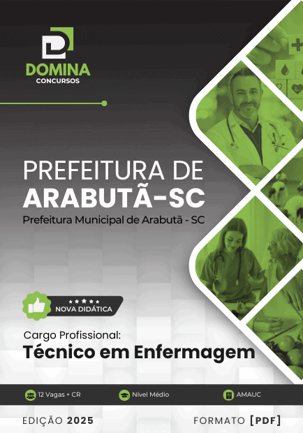 Apostila Técnico em Enfermagem Arabutã SC 2025