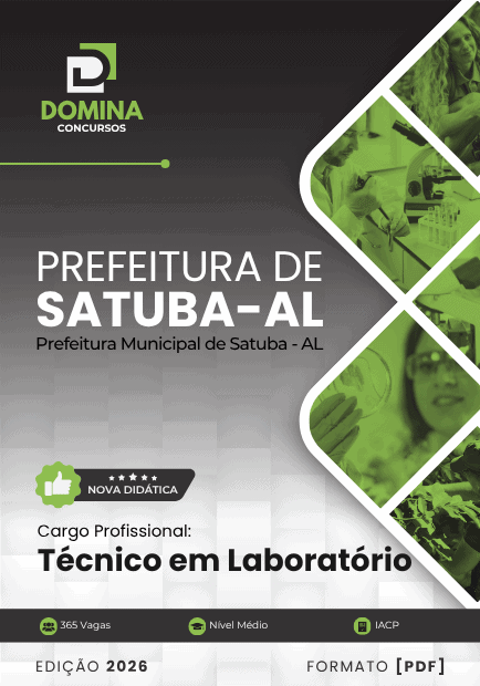 Apostila Técnico em Laboratório Satuba AL 2026