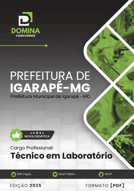 Apostila Técnico em Laboratório Igarapé MG 2025