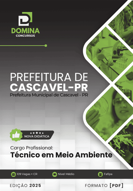 Apostila Técnico em Meio Ambiente Cascavel PR 2025