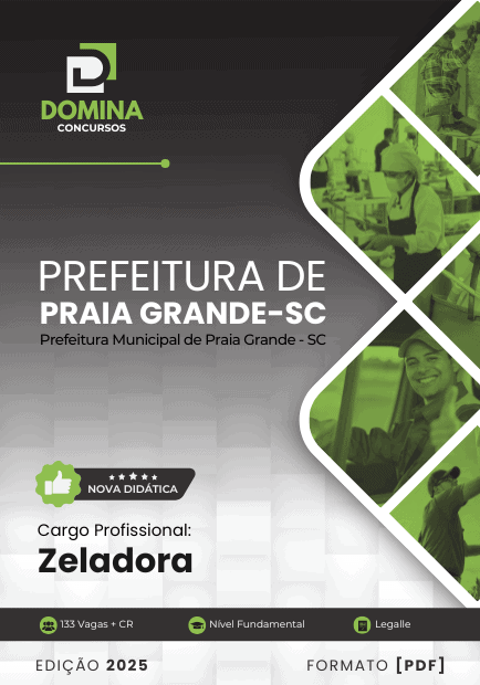 Apostila Zeladora Praia Grande SC 2025