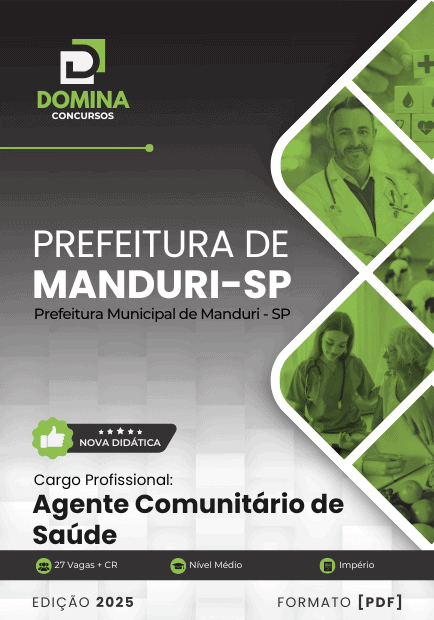 Apostila Agente Comunitário de Saúde Manduri SP 2025