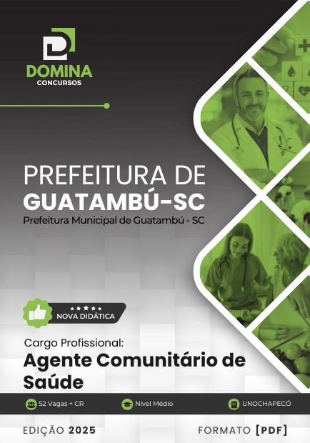 Apostila Agente Comunitário de Saúde Guatambú SC 2025