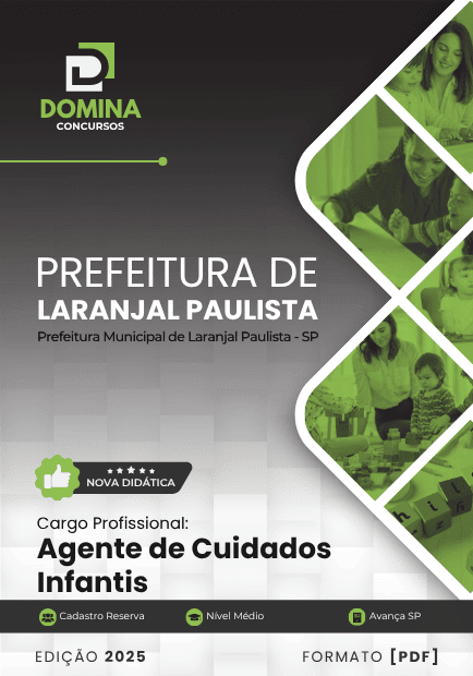 Apostila Agente de Cuidados Infantis Laranjal Paulista SP 2025