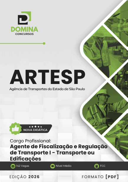 Apostila Agente de Fiscalização de Transporte ARTESP 2026