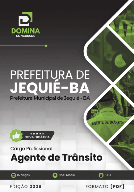 Apostila Agente de Trânsito Jequié BA 2026