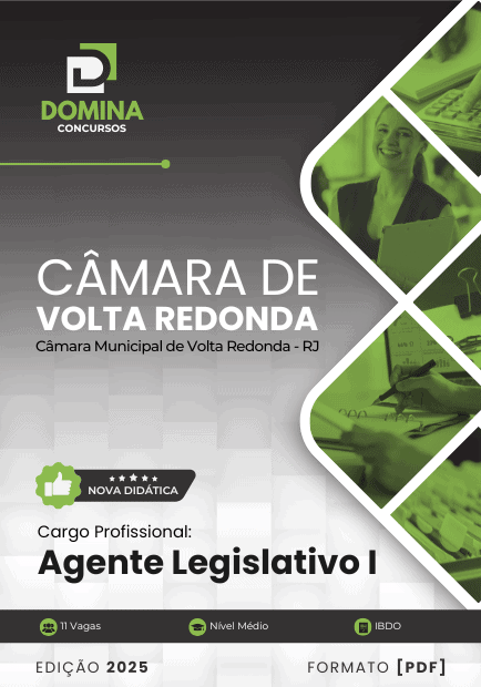 Apostila Agente Legislativo Câmara Volta Redonda RJ 2025