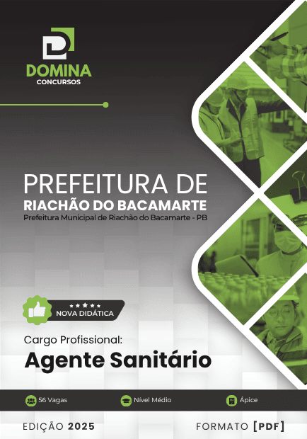 Apostila Agente Sanitário Riachão do Bacamarte PB 2025