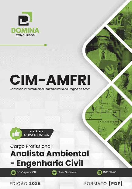 Apostila Analista Ambiental Engenharia Civil CIM AMFRI SC 2026