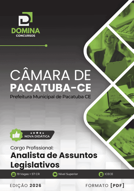 Apostila Analista de Assuntos Legislativos Câmara Pacatuba CE 2026