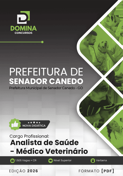 Apostila Analista de Saúde Biomédico Senador Canedo GO 2026
