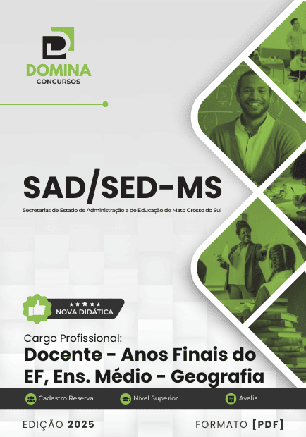 Apostila Professor Geografia SAD SED MS 2025
