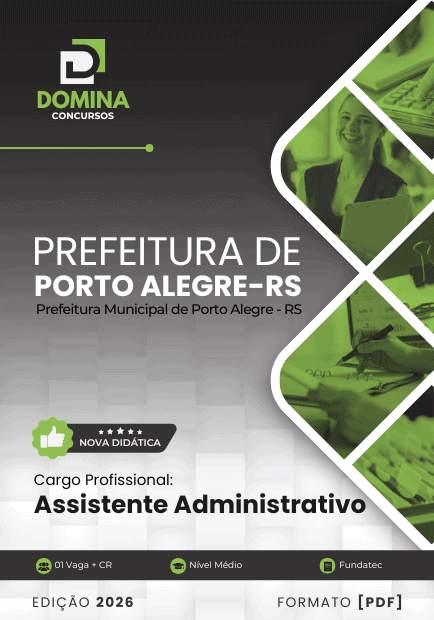 Apostila Assistente Administrativo Porto Alegre RS 2026