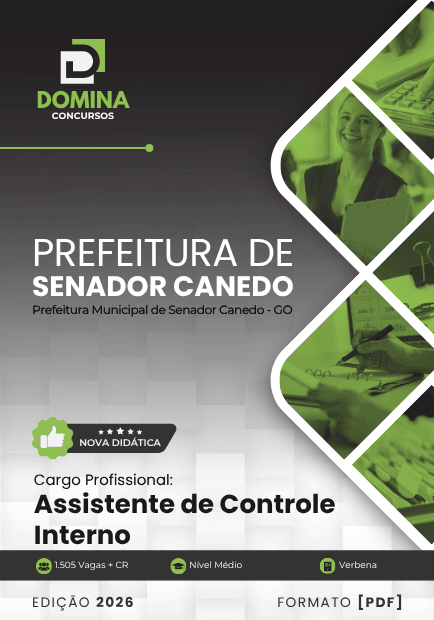 Apostila Assistente de Controle Interno Senador Canedo GO 2026