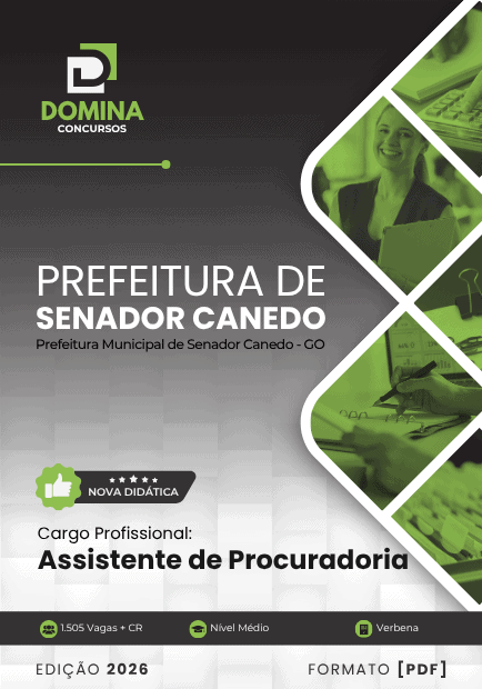 Apostila Assistente de Procuradoria Senador Canedo GO 2026