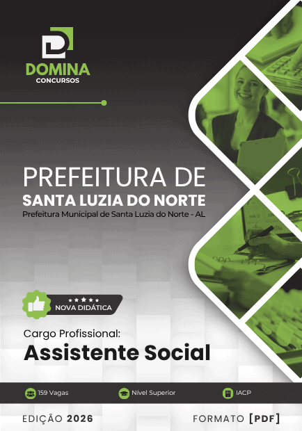 Apostila Assistente Social Santa Luzia do Norte AL 2026