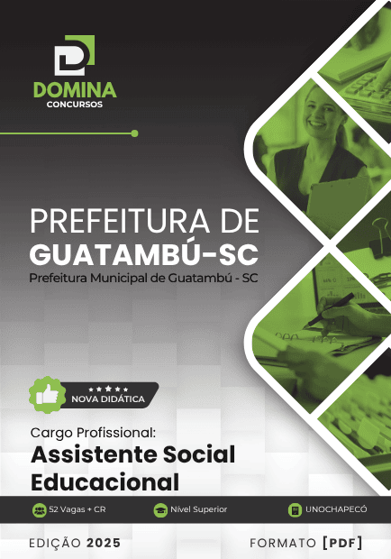 Apostila Assistente Social Educacional Guatambú SC 2025