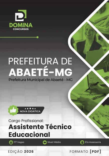 Apostila Assistente Técnico Educacional Abaeté MG 2026
