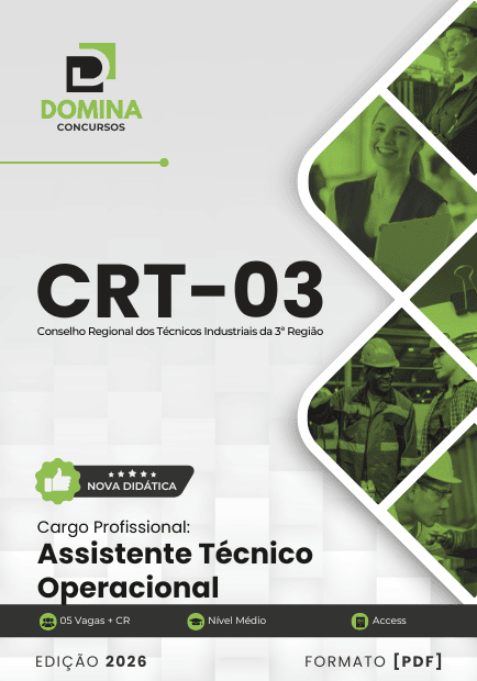Apostila Assistente Técnico Operacional CRT 3ª Região 2026