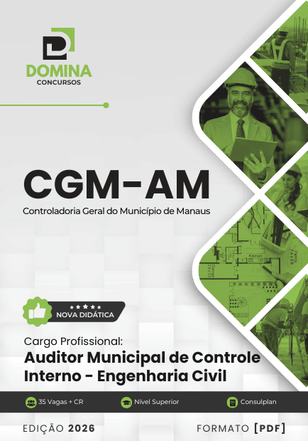 Apostila Auditor de Controle Interno Engenharia Civil CGM AM 2026