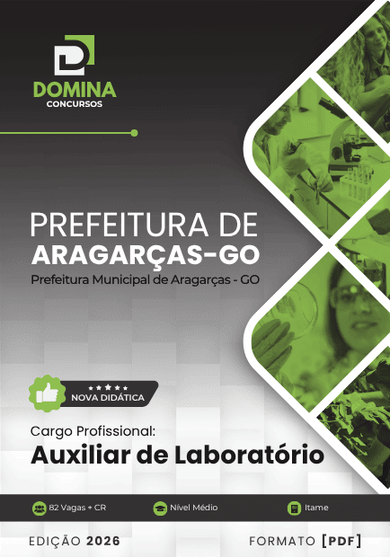 Apostila Auxiliar de Laboratório Aragarças GO 2026