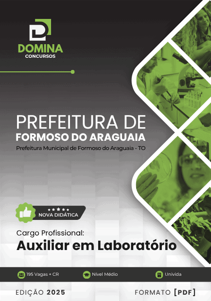 Apostila Auxiliar em Laboratório Formoso do Araguaia TO 2025