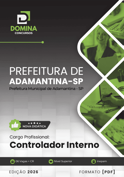 Apostila Controlador Interno Adamantina SP 2026