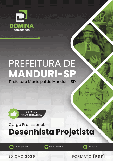 Apostila Desenhista Projetista Manduri SP 2025