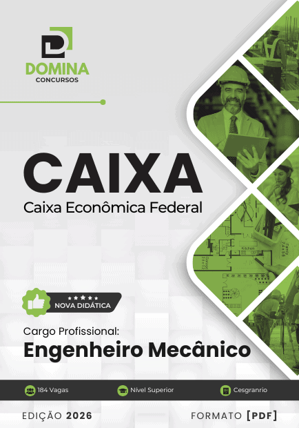 Apostila Engenheiro Mecânico Caixa Econômica Federal CEF 2026
