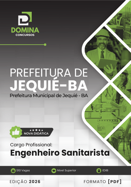 Apostila Engenheiro Sanitarista Jequié BA 2026