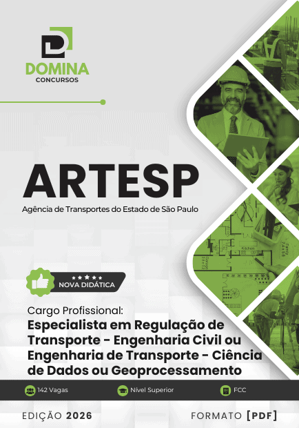 Apostila Analista de Suporte de Transporte ARTESP 2026