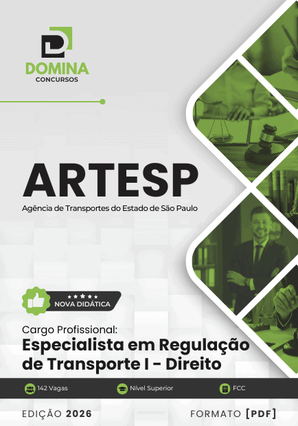 Apostila Especialista em Regulação de Transporte Direito ARTESP 2026