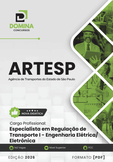 Apostila Especialista em Regulação de Transporte Engenharia Elétrica ARTESP 2026