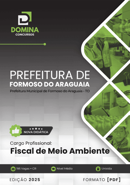 Apostila Fiscal de Meio Ambiente Formoso do Araguaia TO 2025